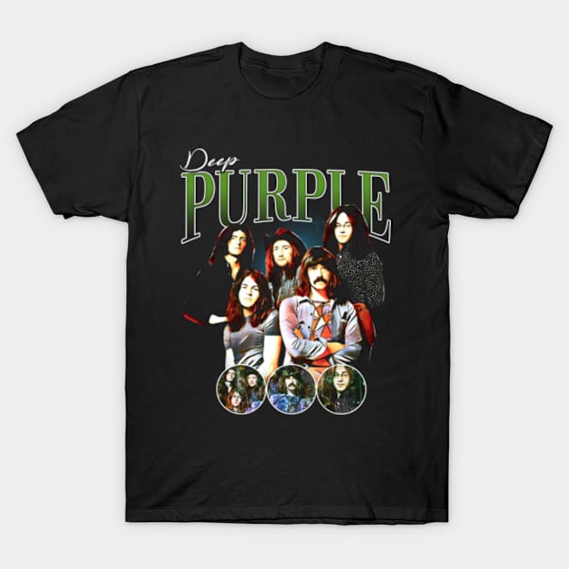 High Voltage Couture Purple Band Tees Amp Up Your Wardrobe T-Shirt by Tuck Diana Pilkington